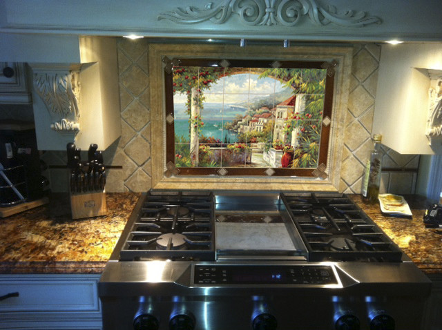 Tile Murals For Kitchen Backsplash
 Ceramic Kitchen Backsplash