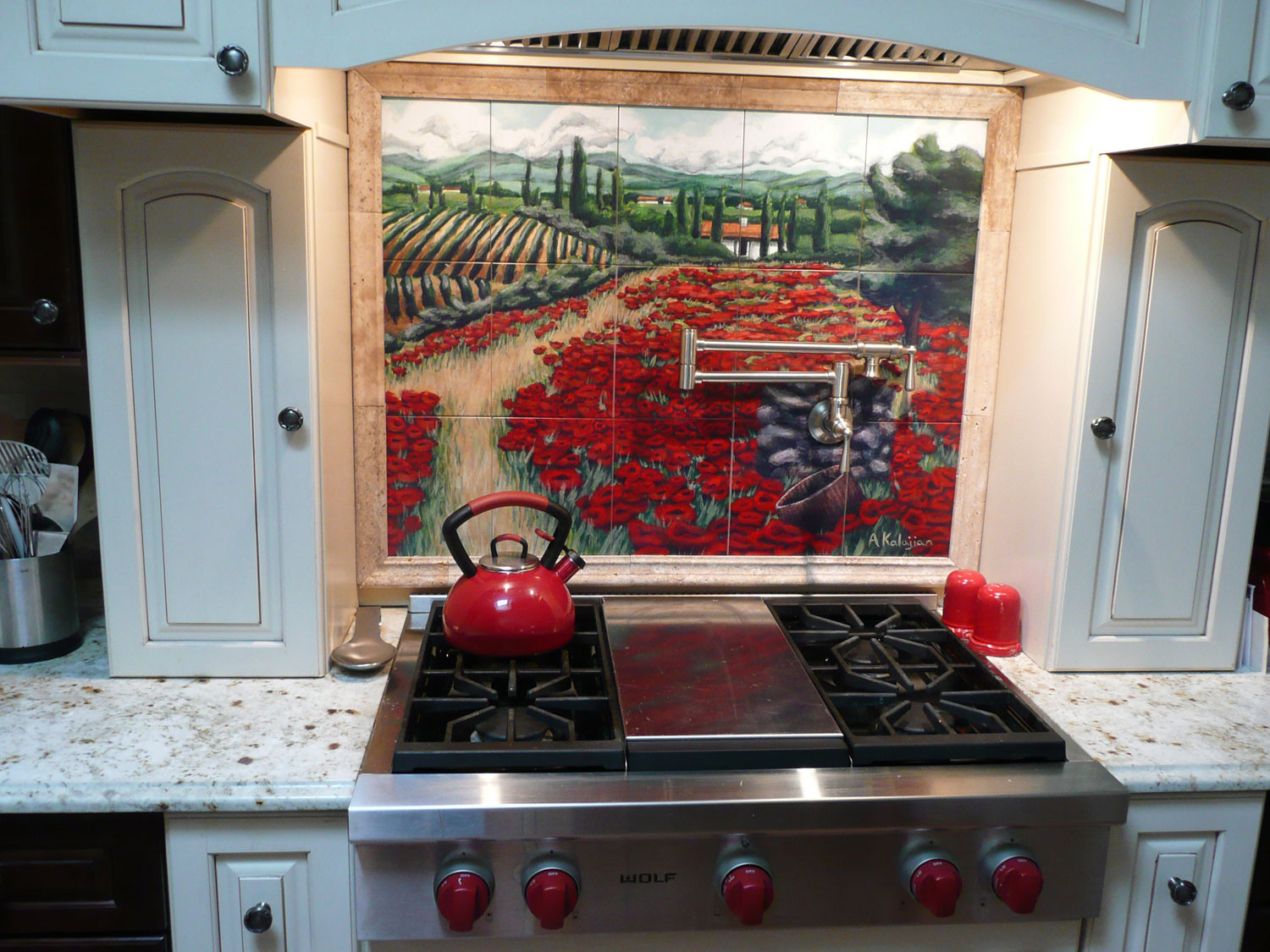 Tile Murals For Kitchen Backsplash
 Kitchen Backsplash Tile Mural Custom Tile and Tile Murals