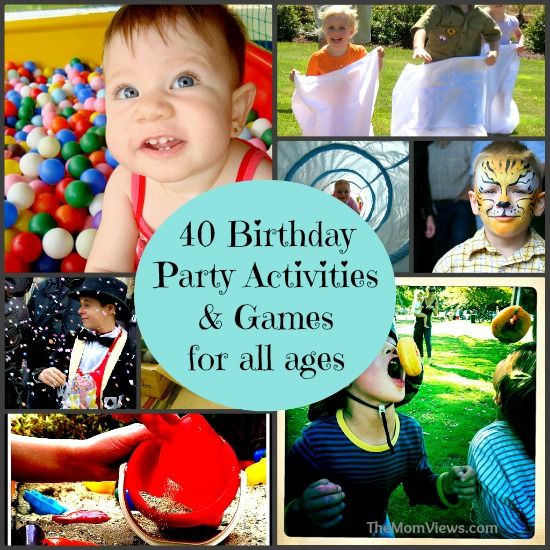 Toddler Birthday Party Activities
 Birthday Party Activities and Games