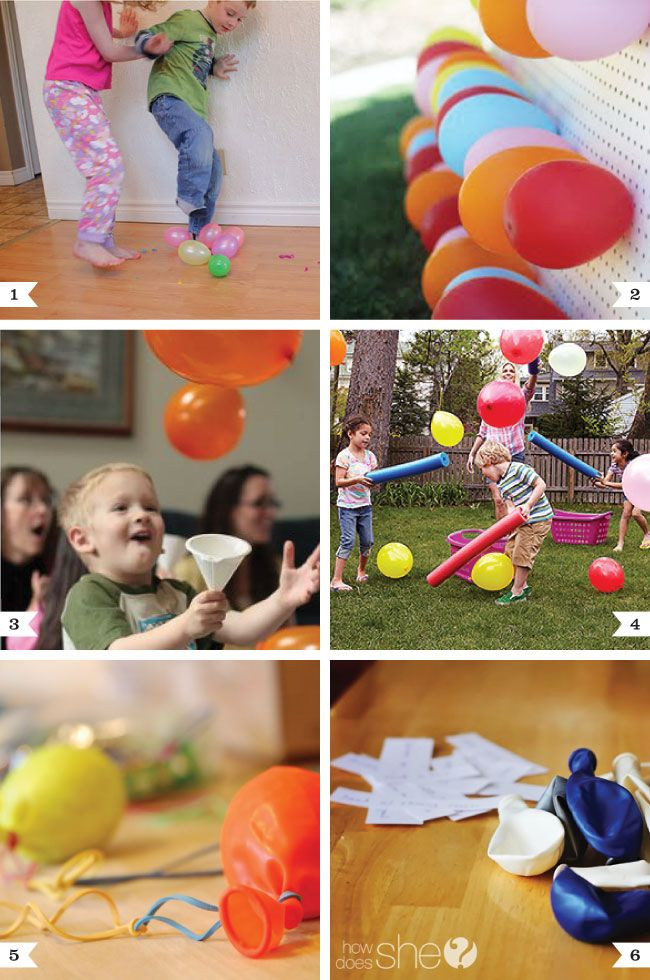 Toddler Birthday Party Activities
 Balloon party game ideas