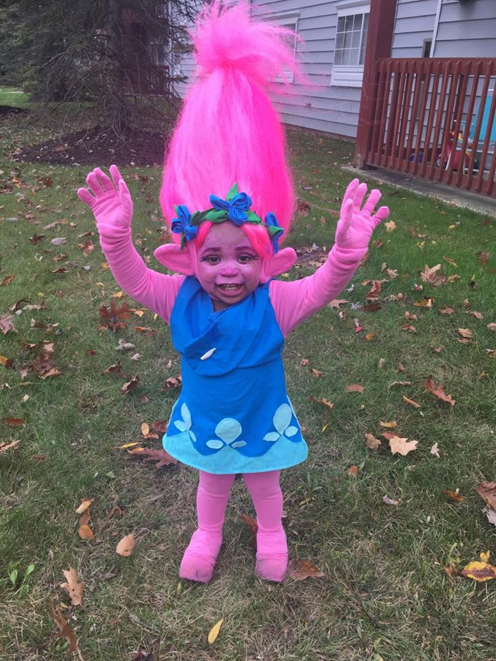 Toddler Costume DIY
 Mom Makes Toddler s Dream e True with DIY Trolls