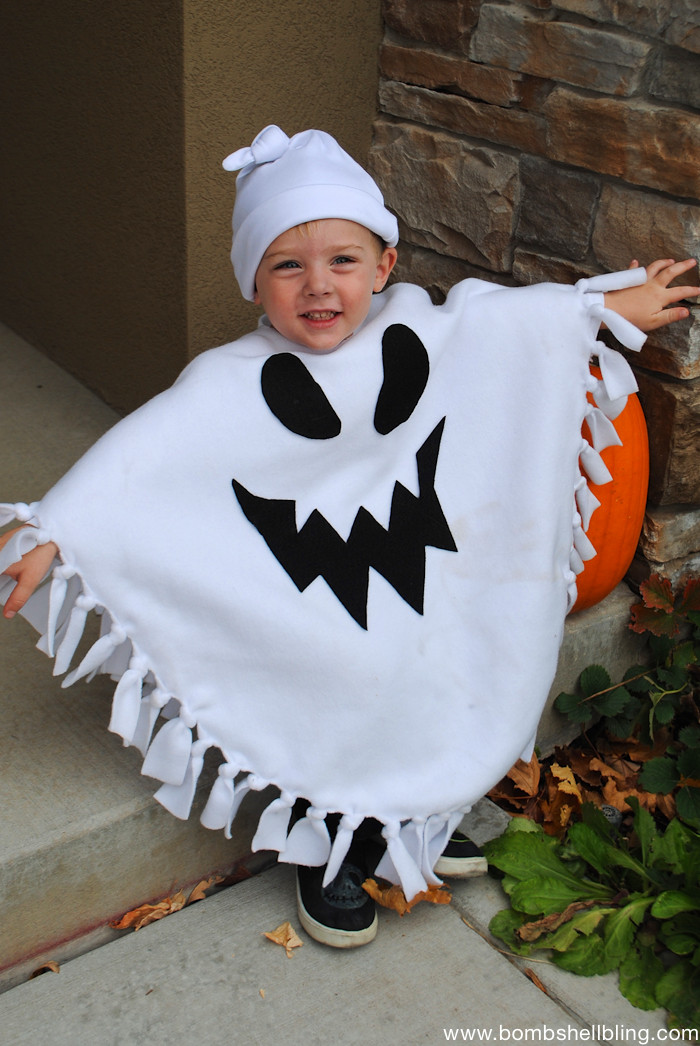Toddler Costume DIY
 No Sew Ghost Costume Tutorial Anyone Can Make