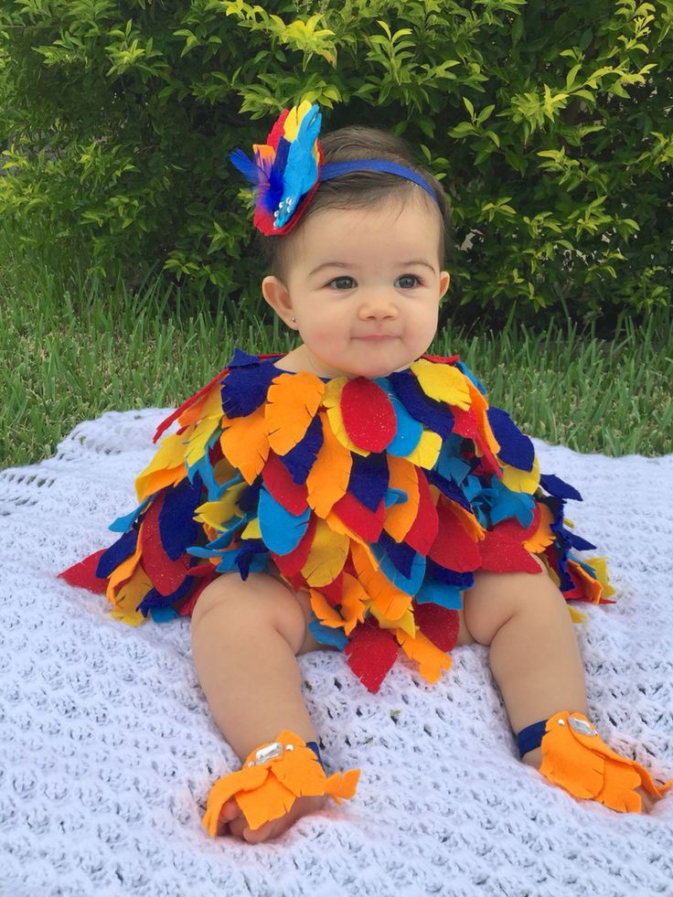 Toddler Costume DIY
 Baby bird costume Baby parrot costume Baby Halloween