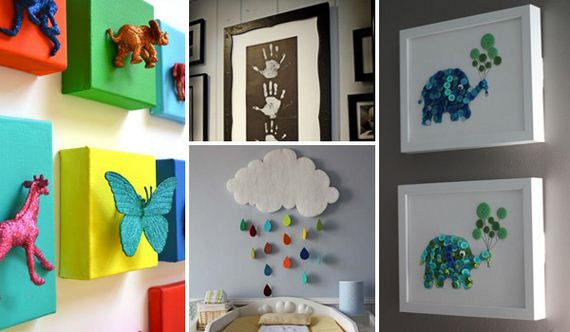 Toddler DIY Projects
 Cute DIY Wall Art Projects For Kids Room