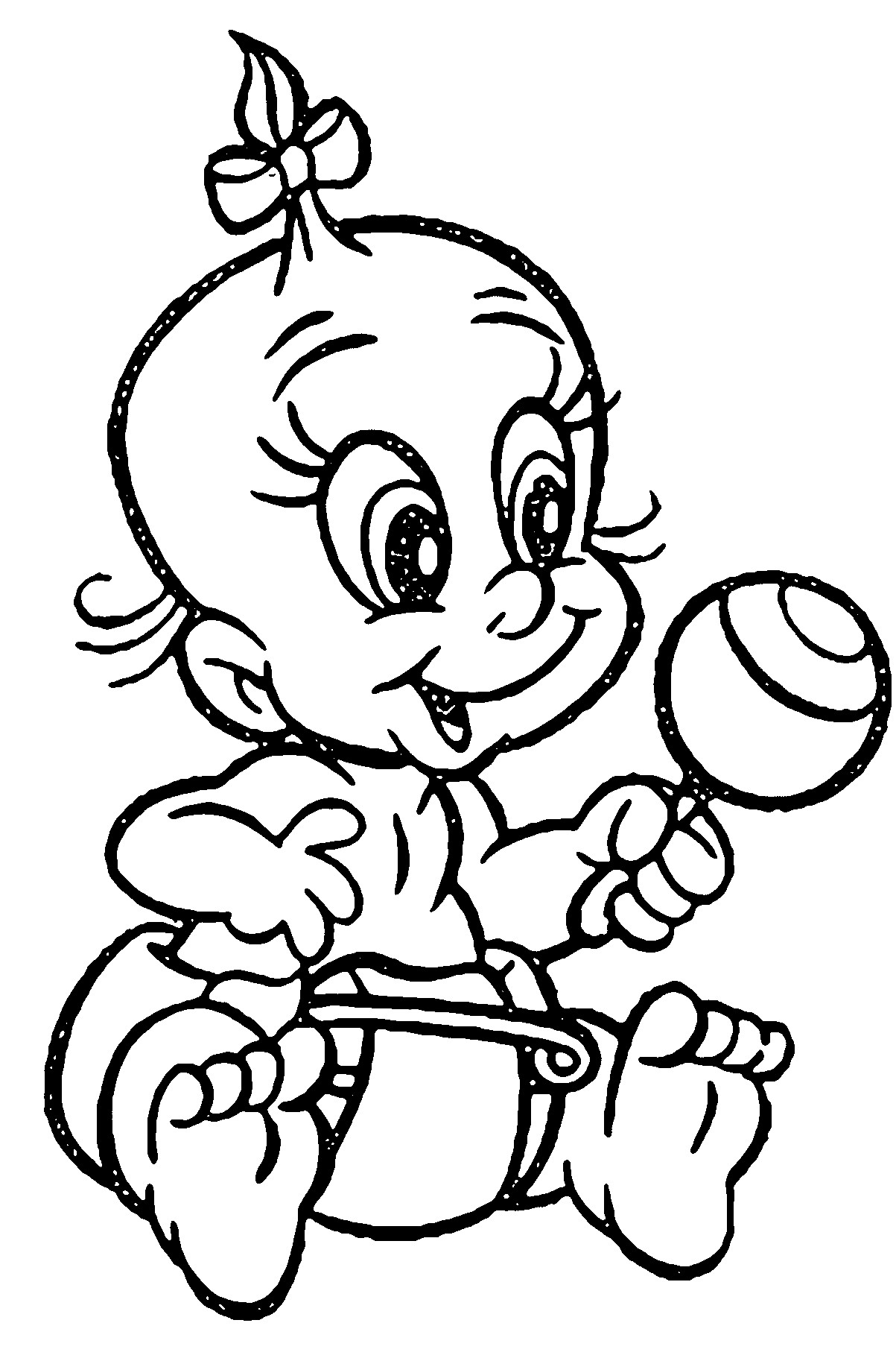 Toddler Girl Coloring Pages
 Roger Rabbit & Jessica Rabbit Coloring Pages