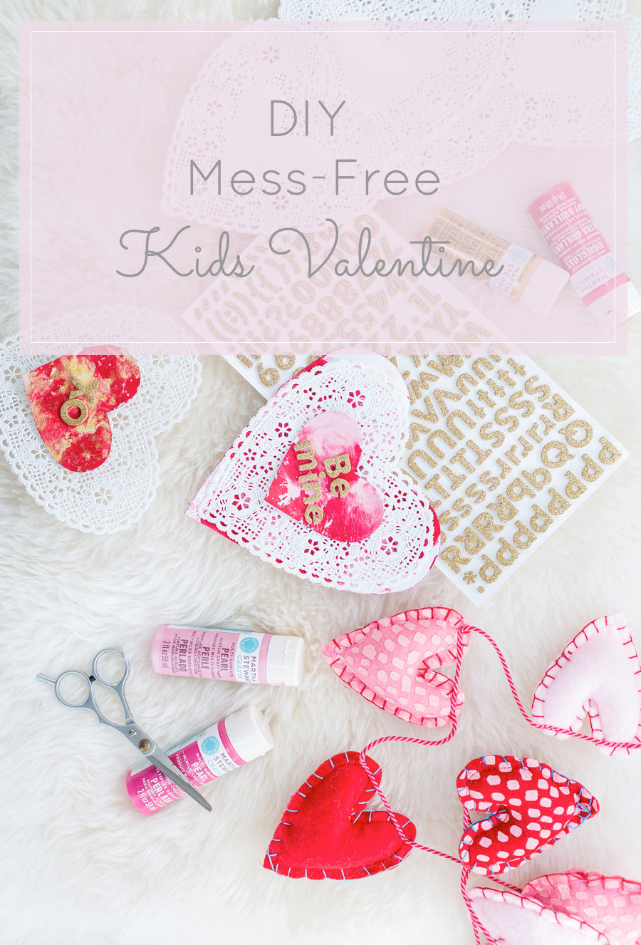Toddler Valentines Day Crafts
 Toddler Friendly and Mess Free DIY Painted Valentine s