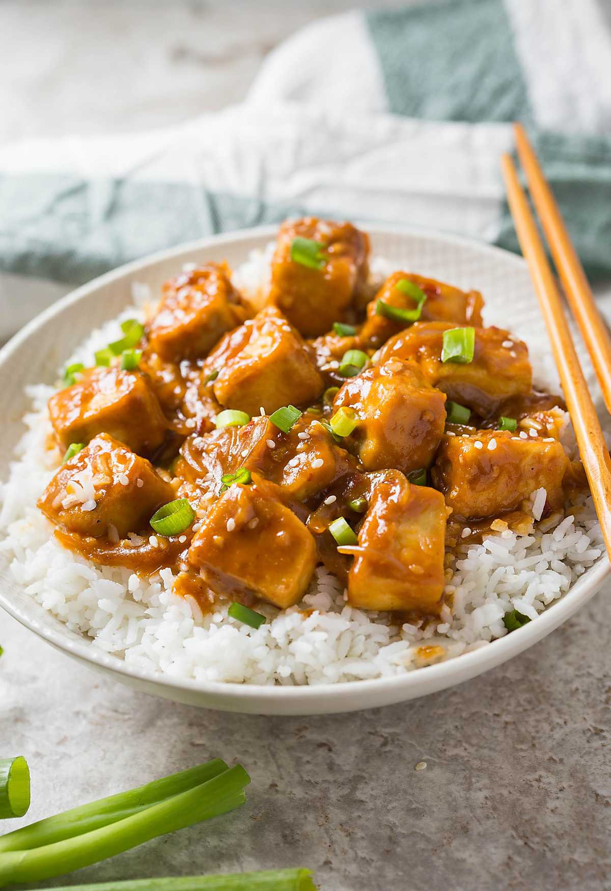 Tofu Dinner Recipes
 30 min Healthy Asian chili garlic tofu stir fry e Pan