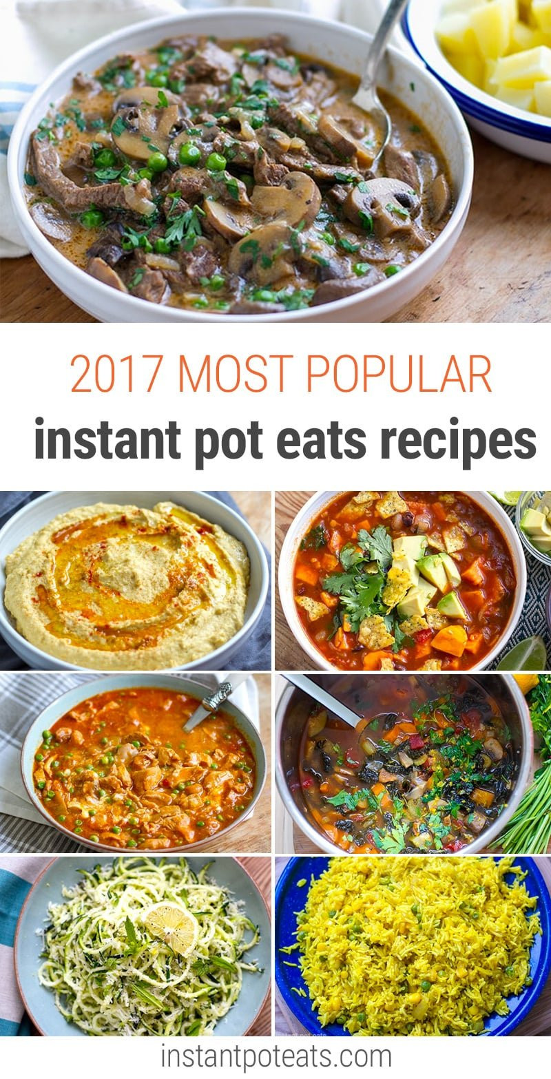 Top 10 Instant Pot Recipes
 Top 10 Most Popular Instant Pot Eats Recipes of 2017