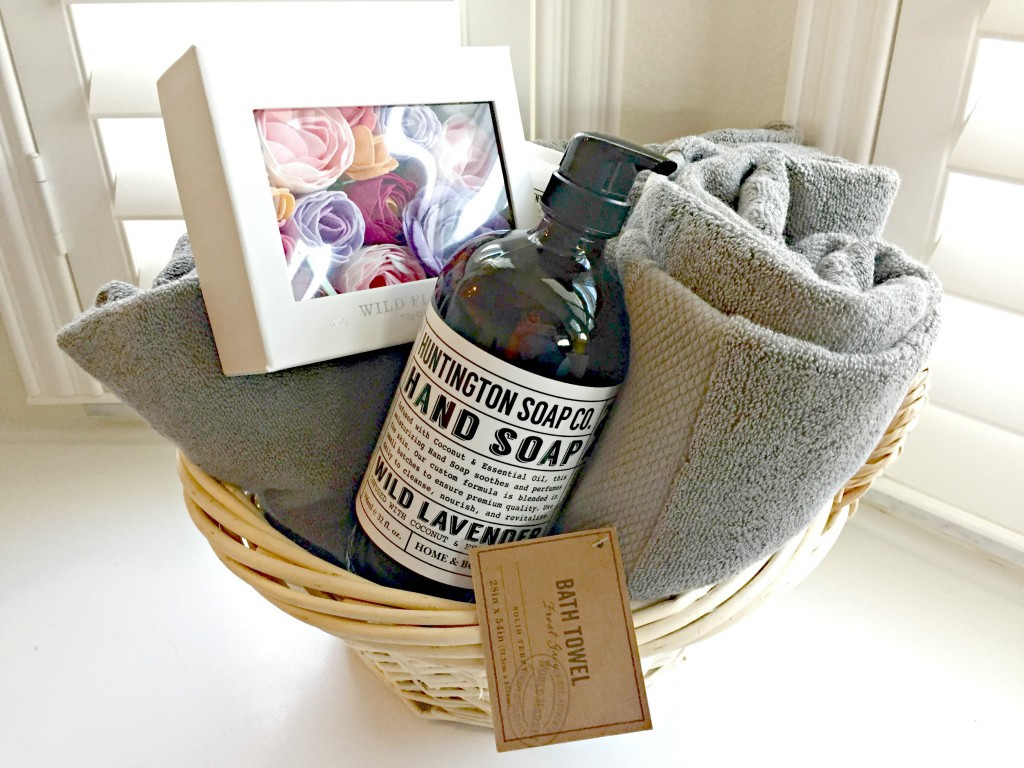 Towel Gift Basket Ideas
 the Joy DIY Bathroom Gift Baskets Sew Woodsy
