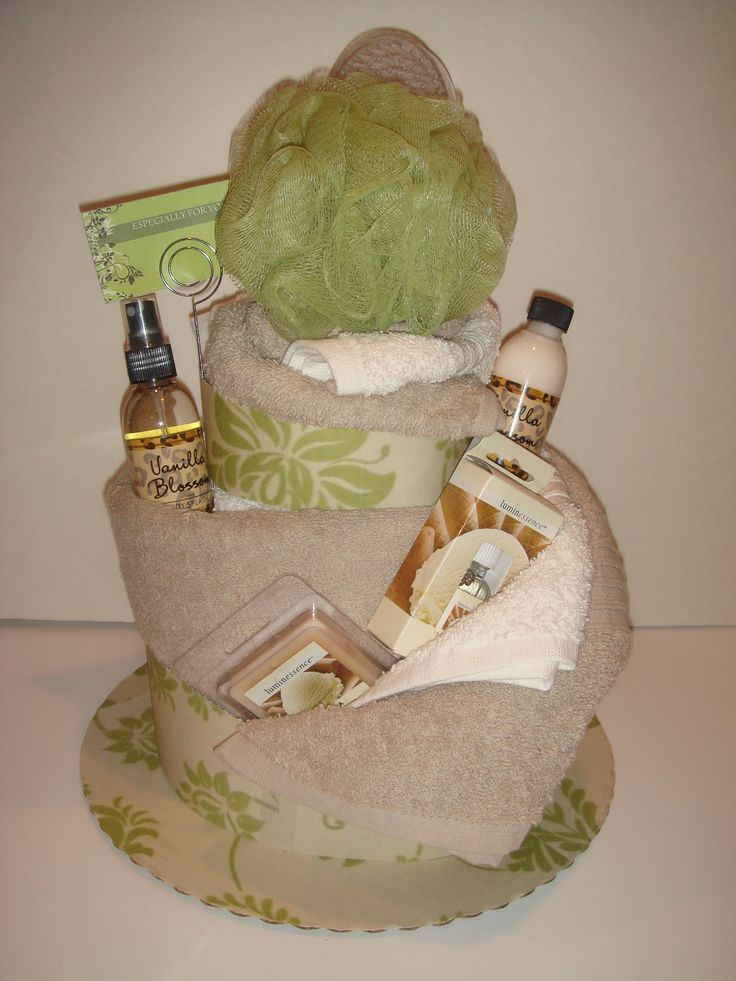 Towel Gift Basket Ideas
 This is a great idea for a Pure Romance t basket