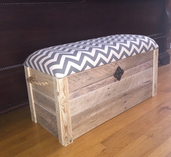 Toy Bench Storage
 Hope chest Toy box Entryway bench Storage by TheDavidsonDesign