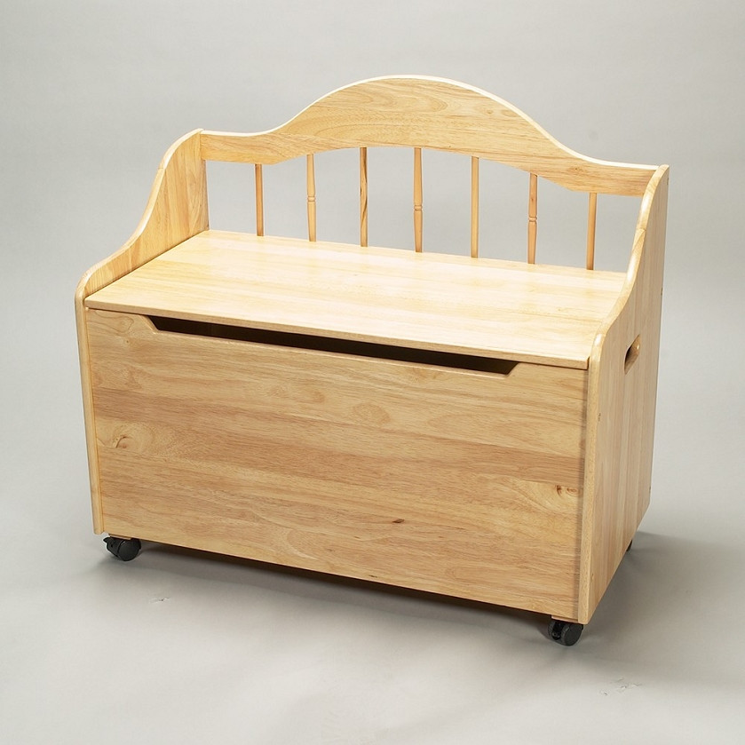 Toy Box Storage Bench
 DreamFurniture 4025N Deacon Bench Styled Toy Chest