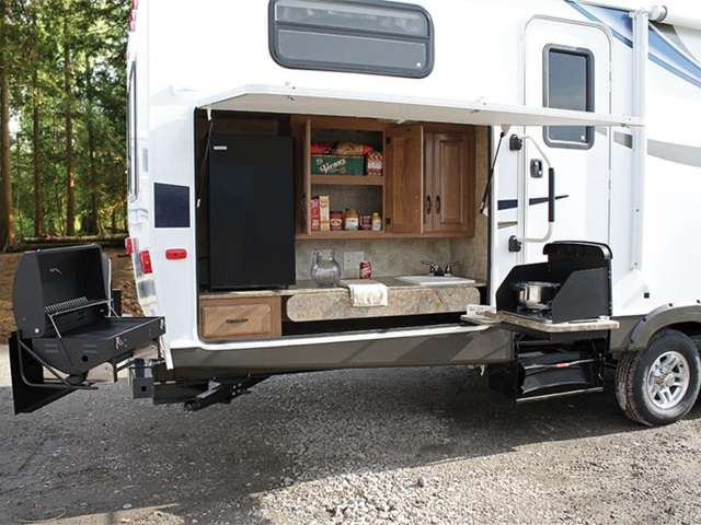 Toy Hauler With Outdoor Kitchen
 Toy Hauler Travel Trailer With Outdoor Kitchen