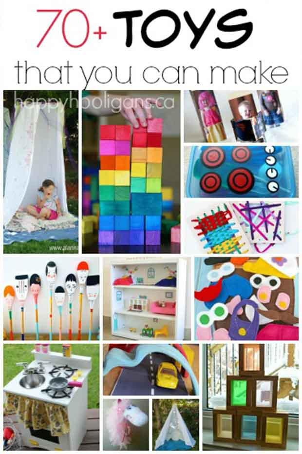 Toys Kids Can Make
 70 Homemade Toys to Make for Kids Lil Moo Creations
