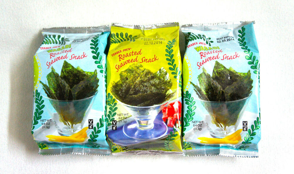 Trader Joe'S Vegan Desserts
 2 Packs Trader Joe s Roasted Seaweed Snack Original or