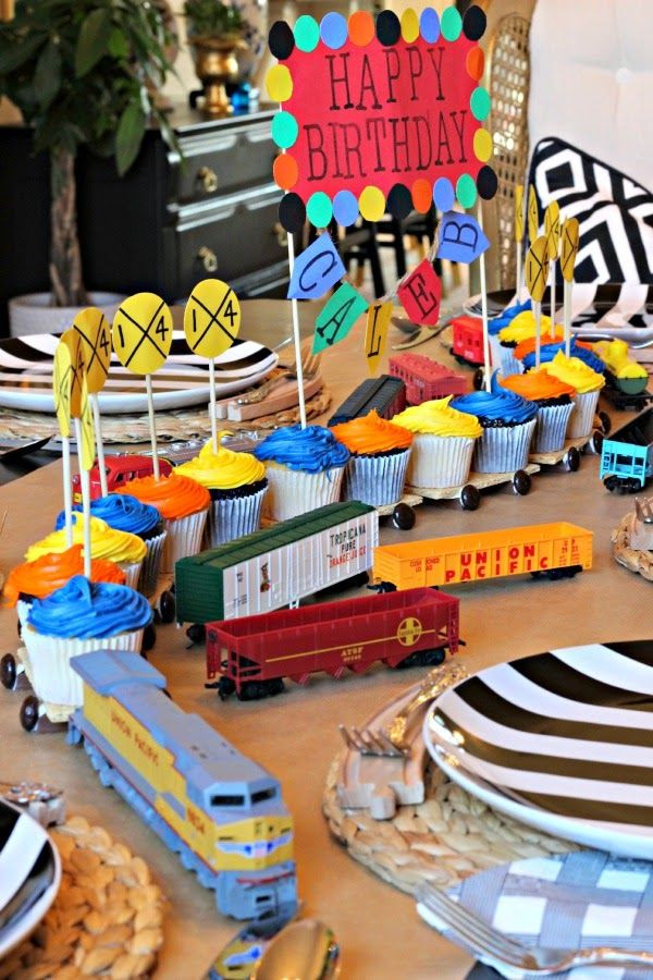 Train Birthday Party Decorations
 TRAIN BIRTHDAY PARTY