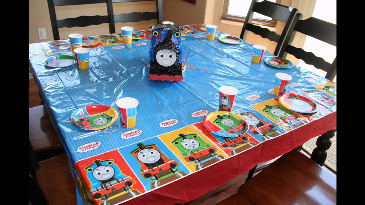 Train Birthday Party Decorations
 Cool Thomas the train birthday party ideas