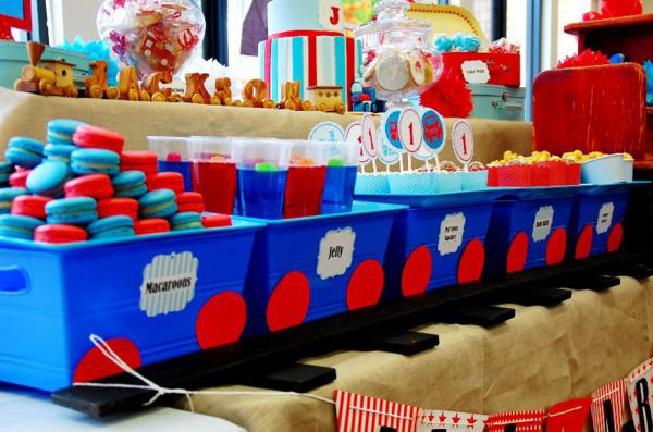 Train Birthday Party Decorations
 Kara s Party Ideas Train Boy Themed Birthday Party