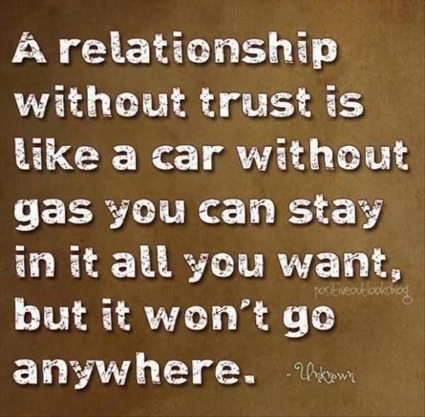 Trust In A Relationship Quotes
 Without munication there is no relationship without
