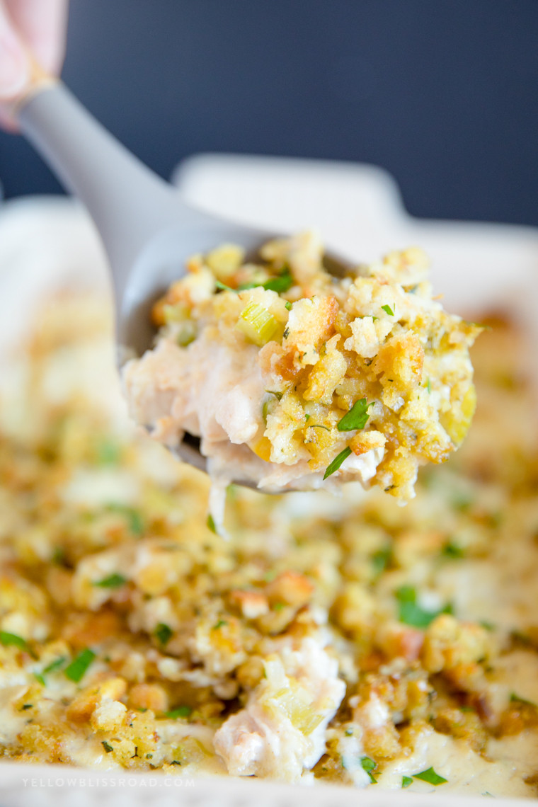Turkey And Dressing Casserole
 Easy Leftover Turkey Casserole with Stuffing Recipe