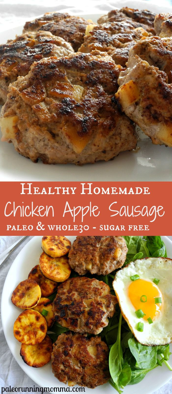 Turkey Breakfast Sausage Recipe Paleo
 Easy Homemade Chicken Apple Sausage Paleo & Whole30