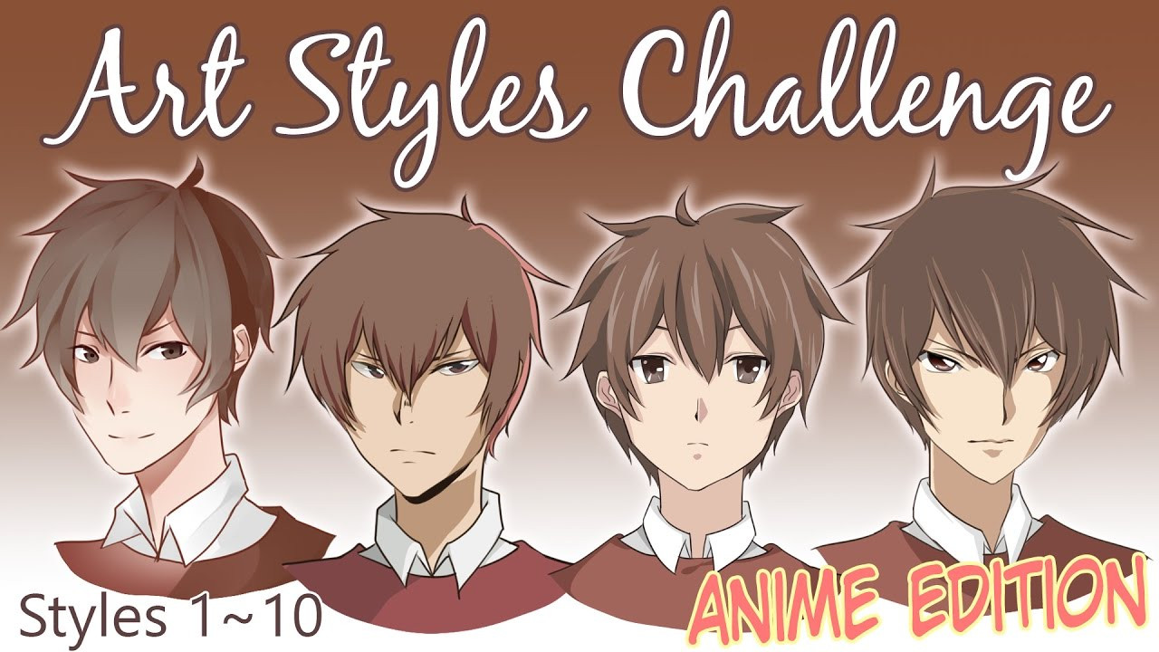 Types Of Anime Hairstyles
 20 Art Styles Challenge