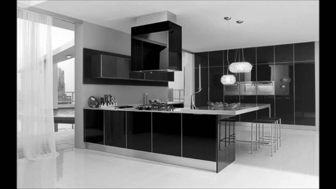 Ultra Modern Kitchen
 Ultra Modern Black And White Kitchen Decorating Interior