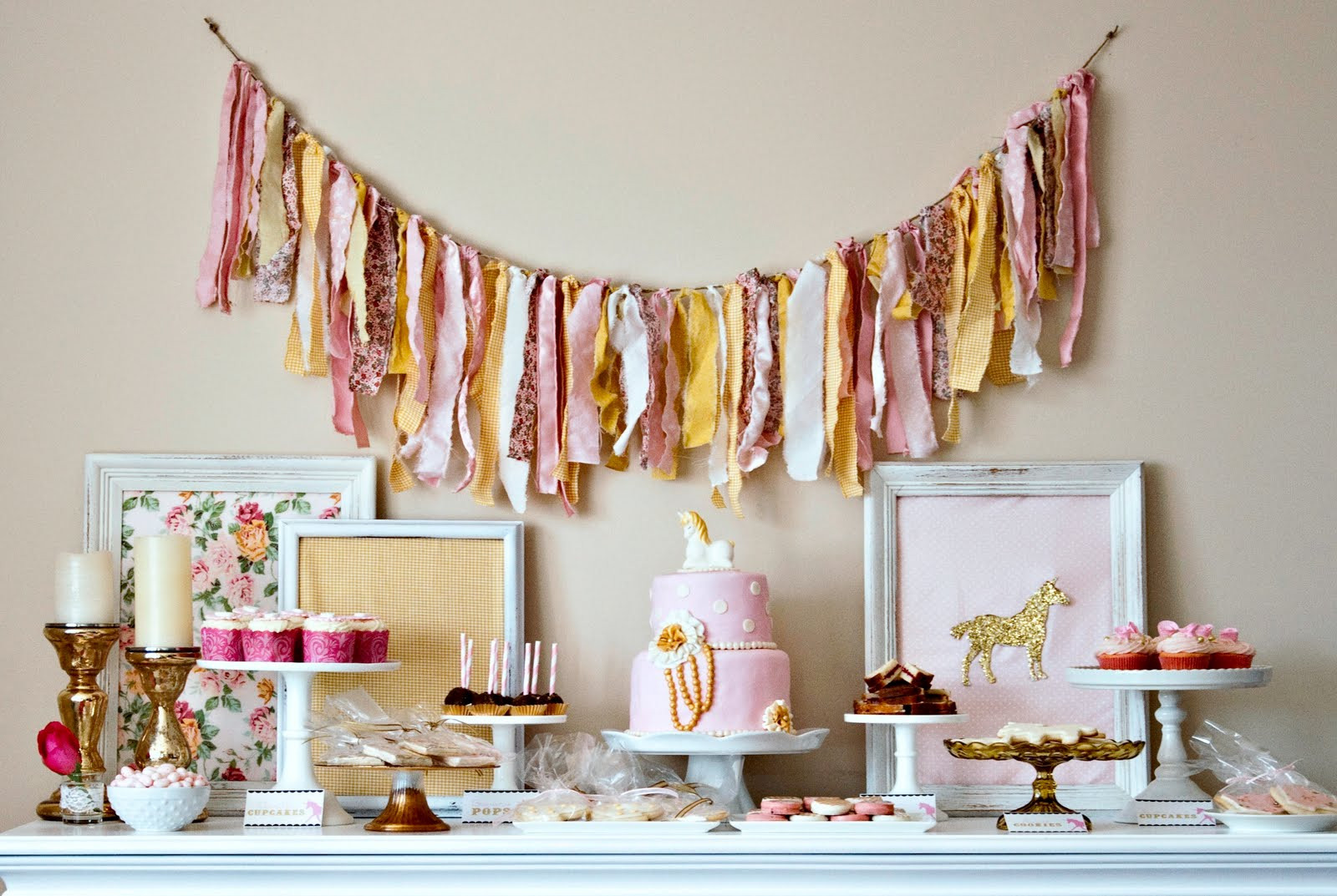 Unicorn Theme Tea Party Food Ideas For Girls
 Candy and Cake A Unicorn Themed Tea Party
