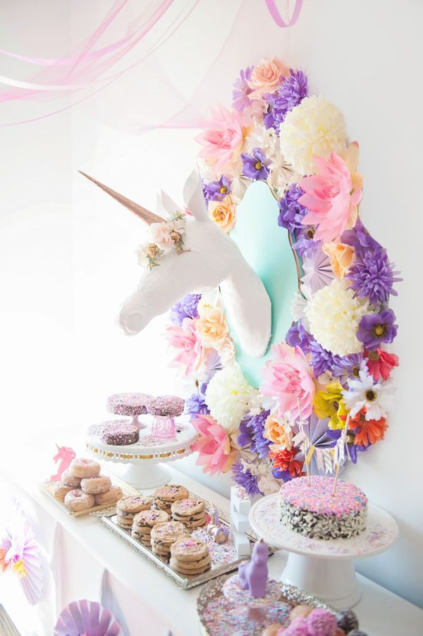 Unicorn Theme Tea Party Food Ideas For Girls
 Fab party theme for little girls or big girls who haven t