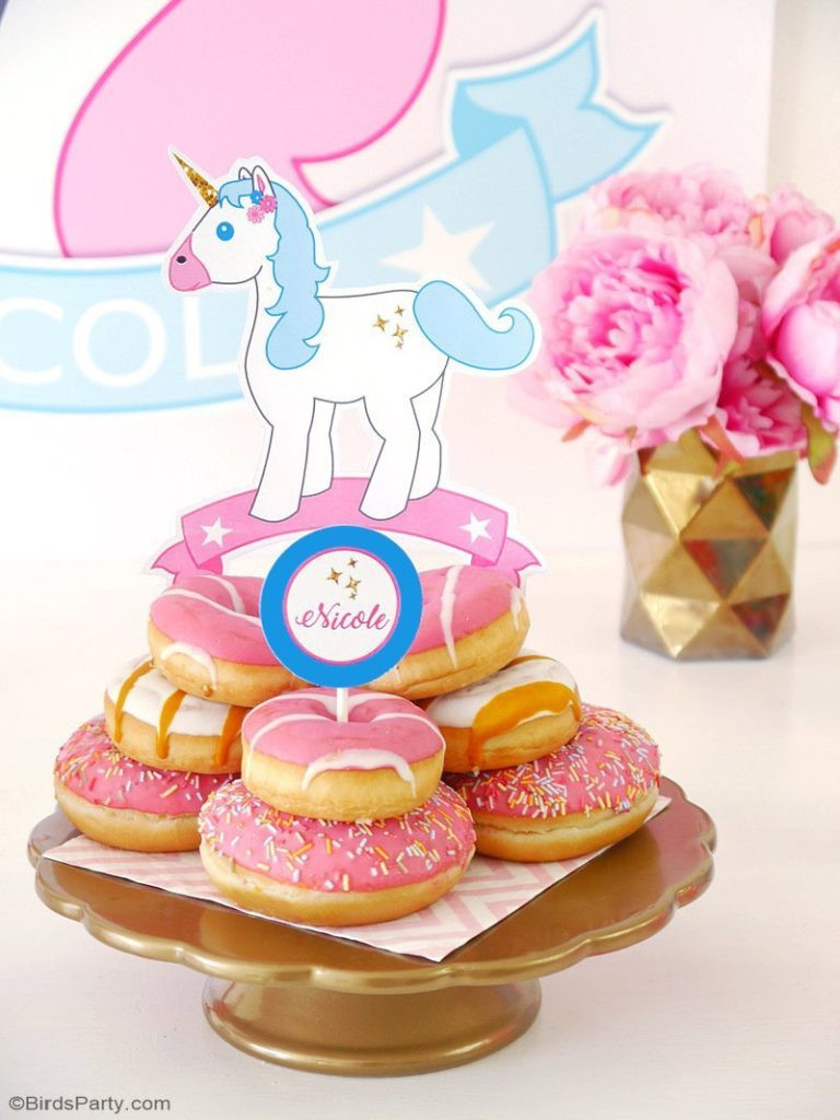 Unicorn Theme Tea Party Food Ideas For Girls
 Unicorn Birthday Slumber Party Project Nursery