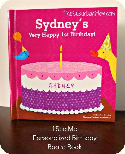 Unique 1st Birthday Gifts
 I See Me Personalized Birthday Board Book Gift Idea