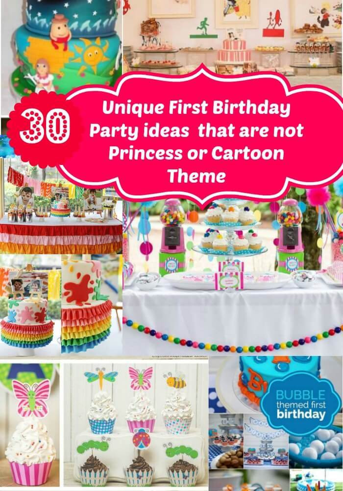 Unique 1st Birthday Gifts
 Unique First Birthday Party Ideas for Girls No Princess