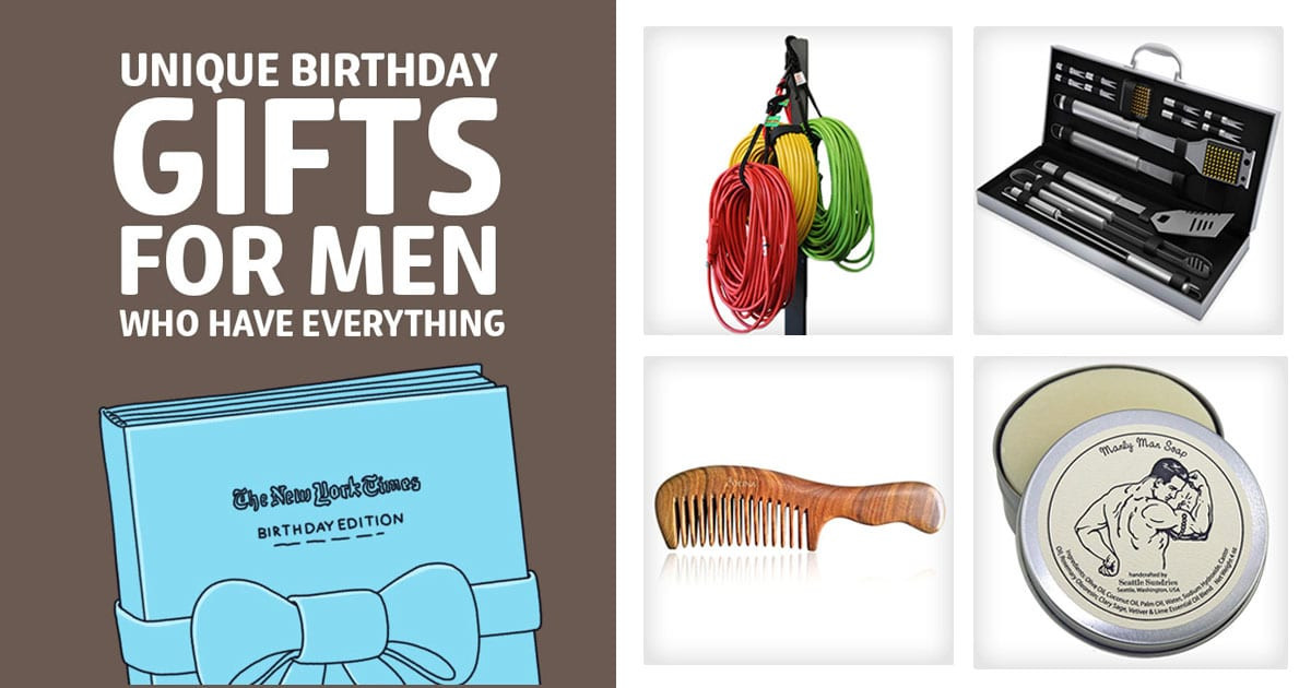 Unique Birthday Gifts
 49 Unique Birthday Gifts for Men Who Have Everything
