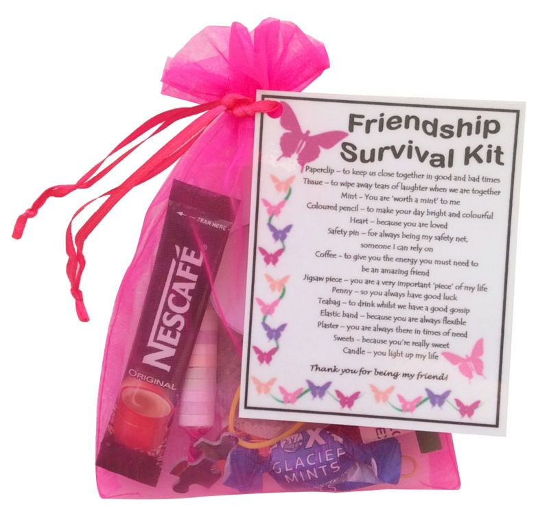 Unique Gift Ideas For Best Friends
 Details about Friendship BFF Best Friend Survival kit