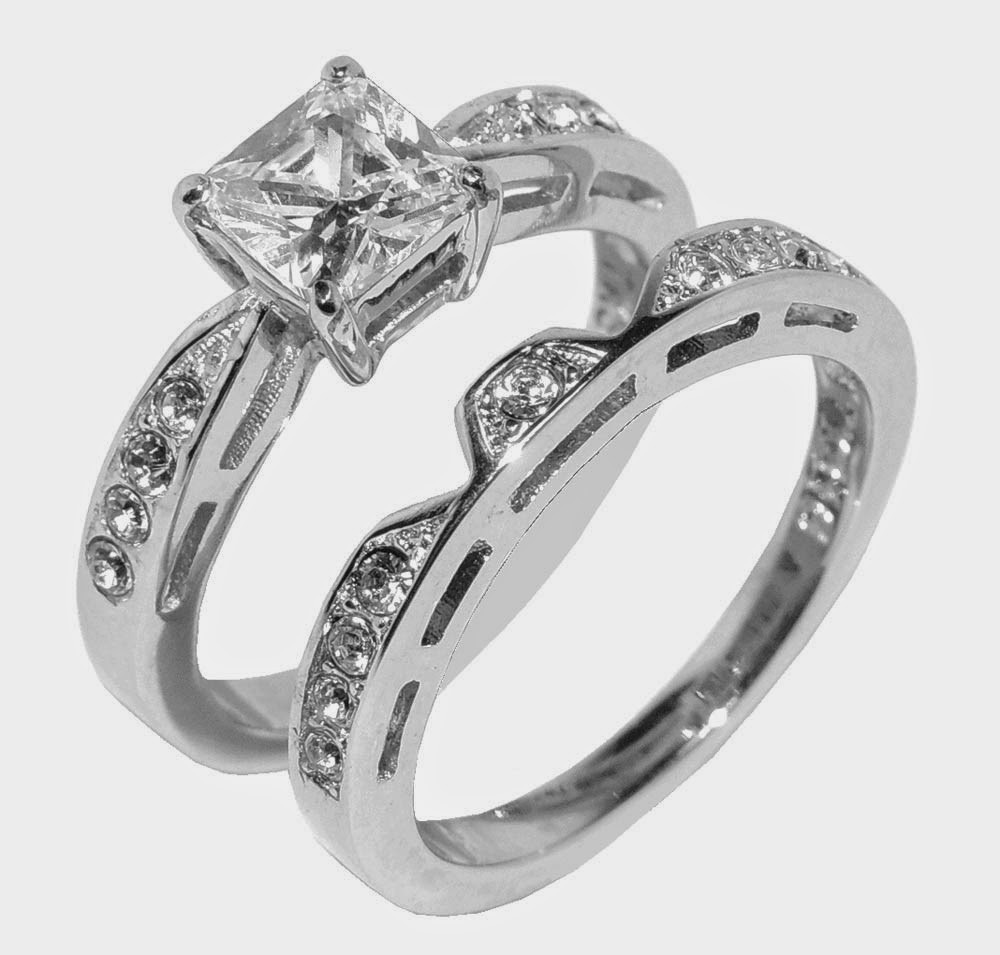 Unique Wedding Rings For Women
 Unique Womens Wedding Ring Sets Rectangle Diamond Model