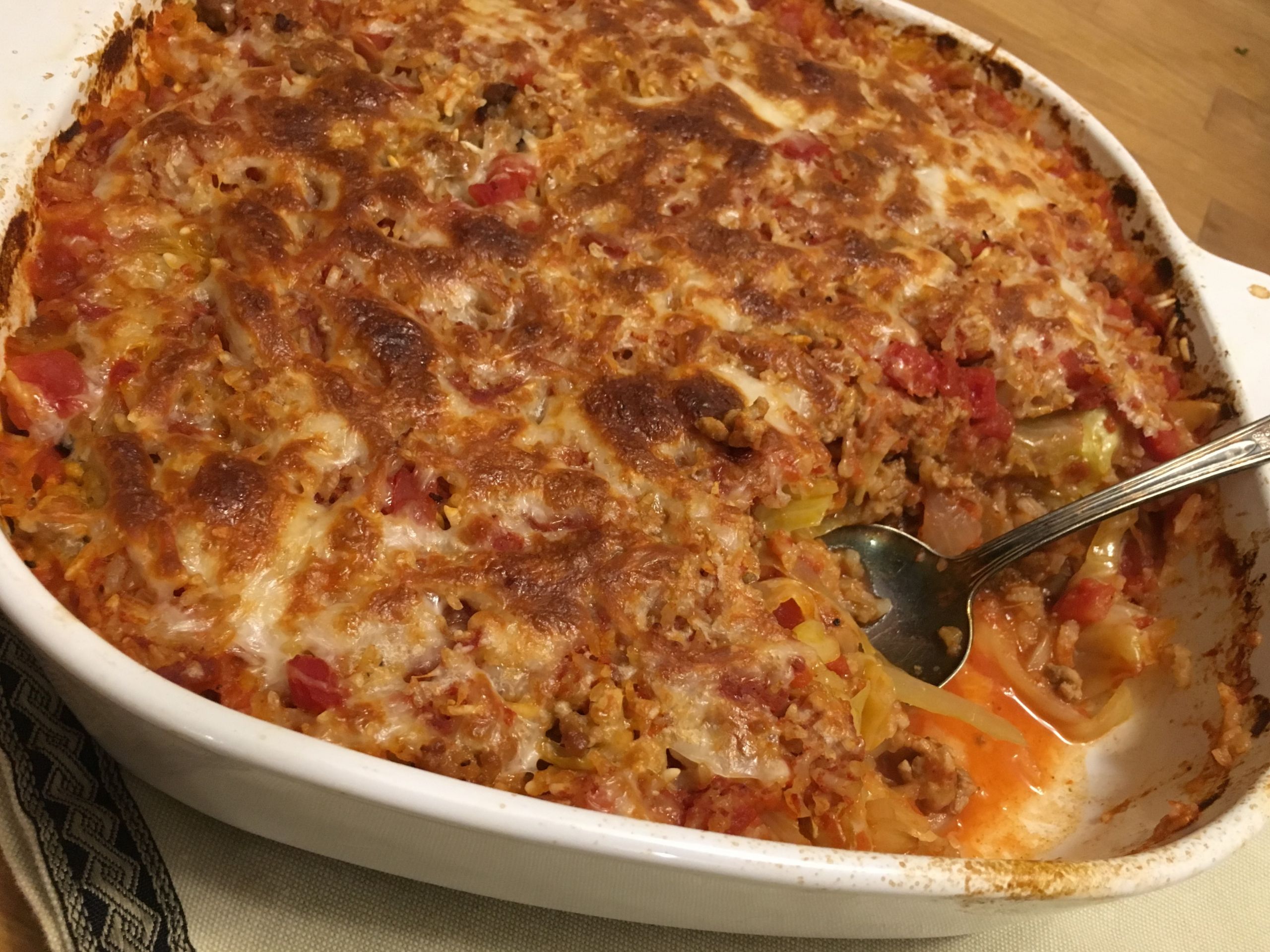 Unstuffed Cabbage Roll Casserole
 turkey