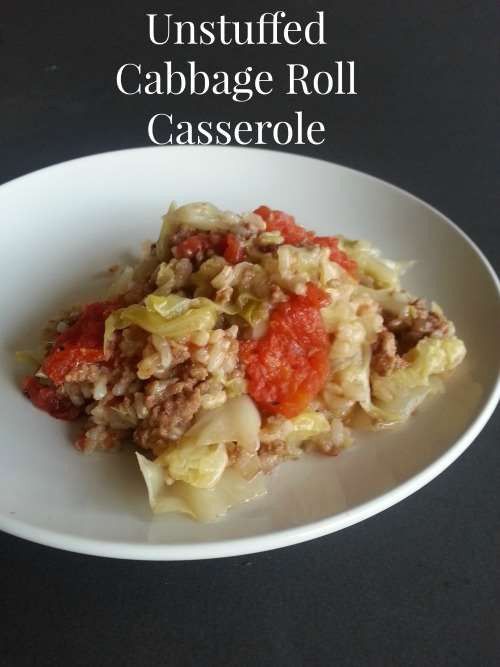 Unstuffed Cabbage Roll Casserole
 Unstuffed Cabbage Roll Casserole