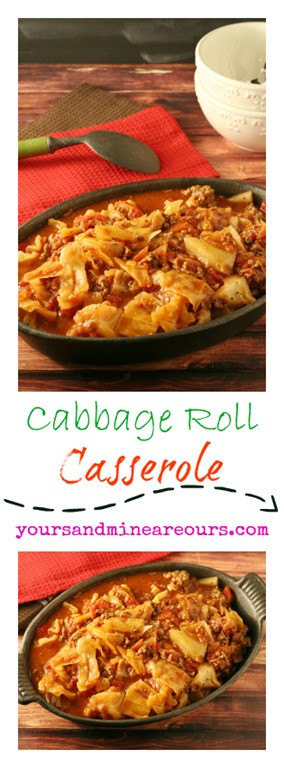 Unstuffed Cabbage Roll Casserole
 Unstuffed Cabbage Roll Casserole SundaySupper Yours and