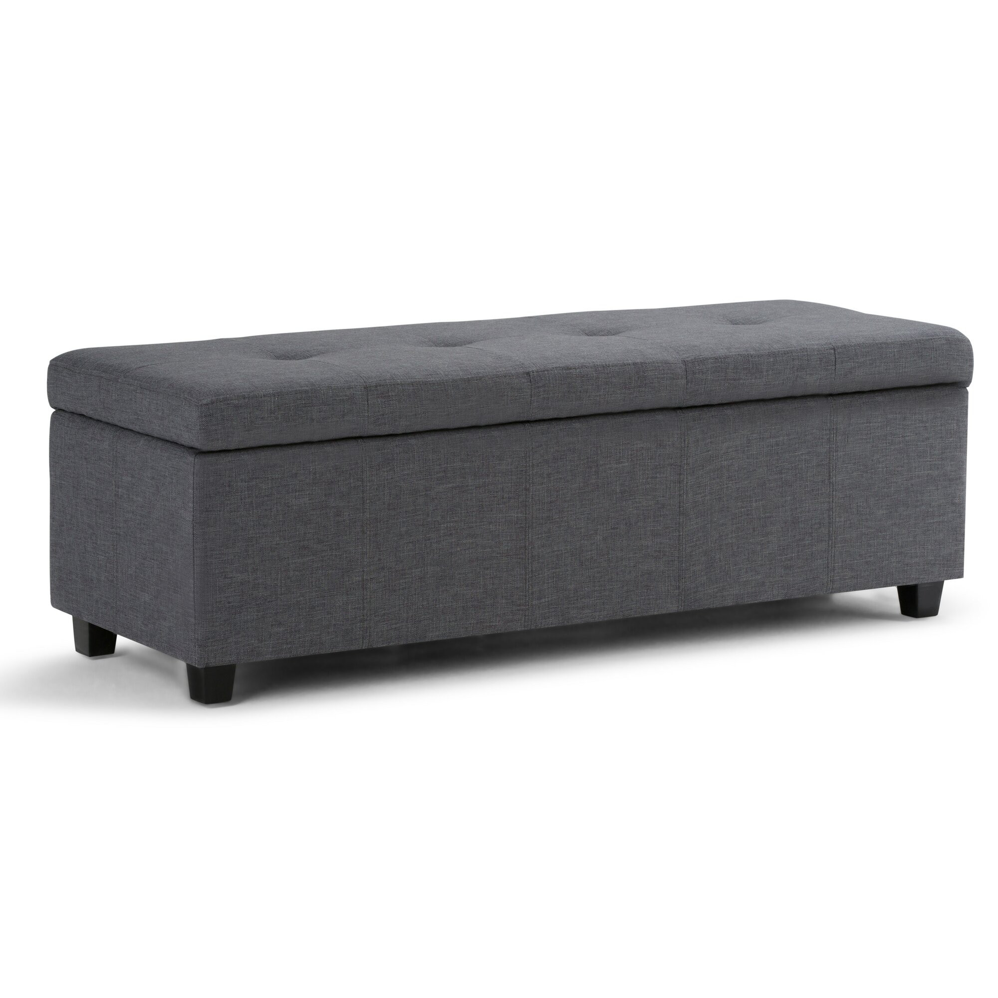 Upholstered Storage Bench
 Simpli Home Castleford Upholstered Storage Bench & Reviews