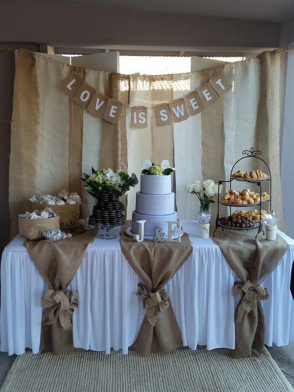 Used Rustic Wedding Decorations For Sale
 Dessert table backdrop for Sale in Phoenix AZ in 2019