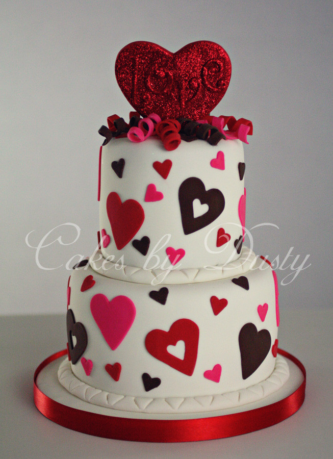 Valentine Birthday Cake
 Cakes by Dusty Little Valentine s Day Cake