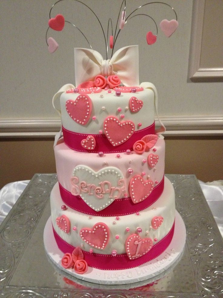 Valentine Birthday Cake
 18 best images about cakes on Pinterest
