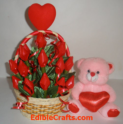 Valentine Candy Gift Ideas
 Valentine t ideas for him or her Hershey kiss roses