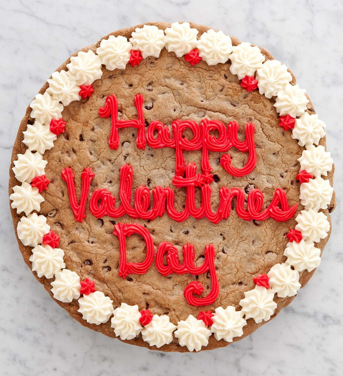 Valentine Chocolate Chip Cookies
 Happy Valentines Day Chocolate Chip Party Cookie