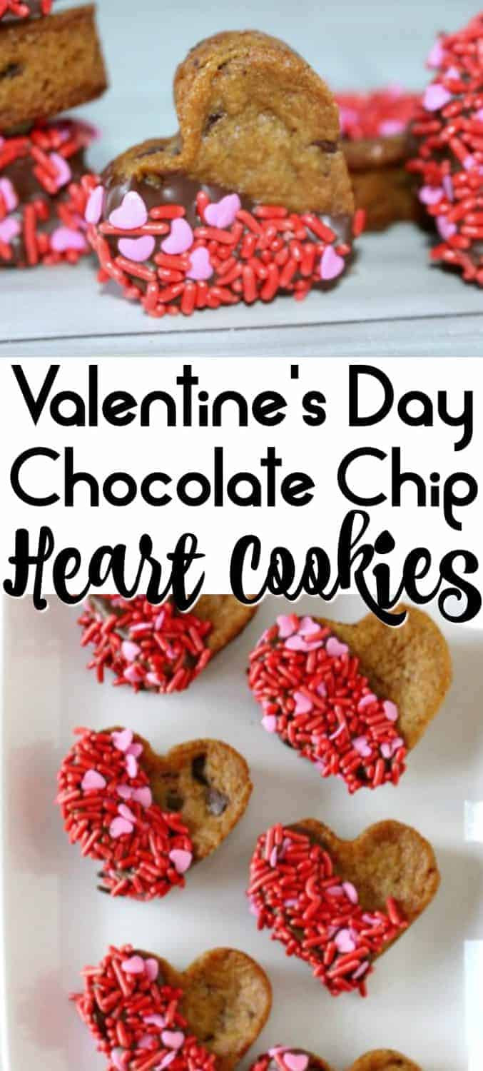 Valentine Chocolate Chip Cookies
 Valentine s Chocolate Chip Cookie Hearts Princess Pinky Girl
