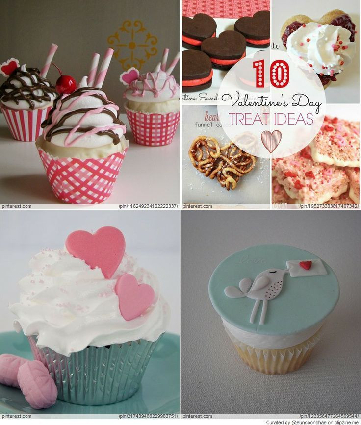 Valentine Cupcakes Pinterest
 146 best Valentine s Cupcakes & Other Goo s images on