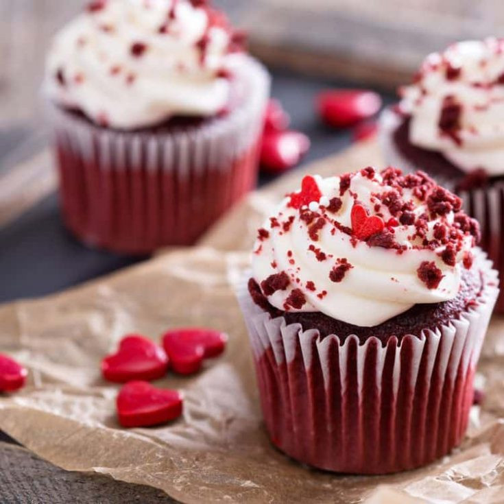 Valentine Cupcakes Pinterest
 Valentine Red Velvet Cupcakes Recipe