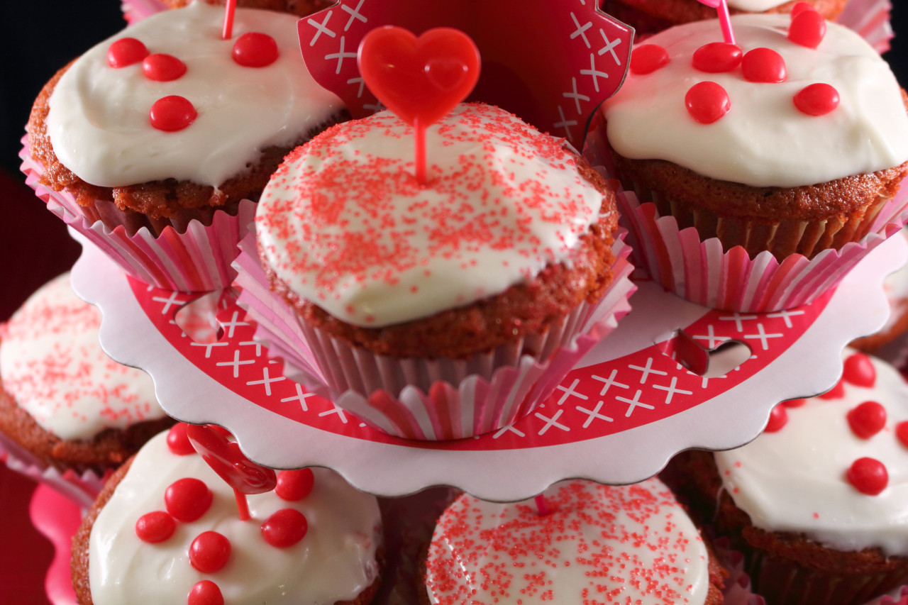 Valentine Cupcakes Recipe
 St Valentine’s Day Red Velvet Cupcakes recipe baking