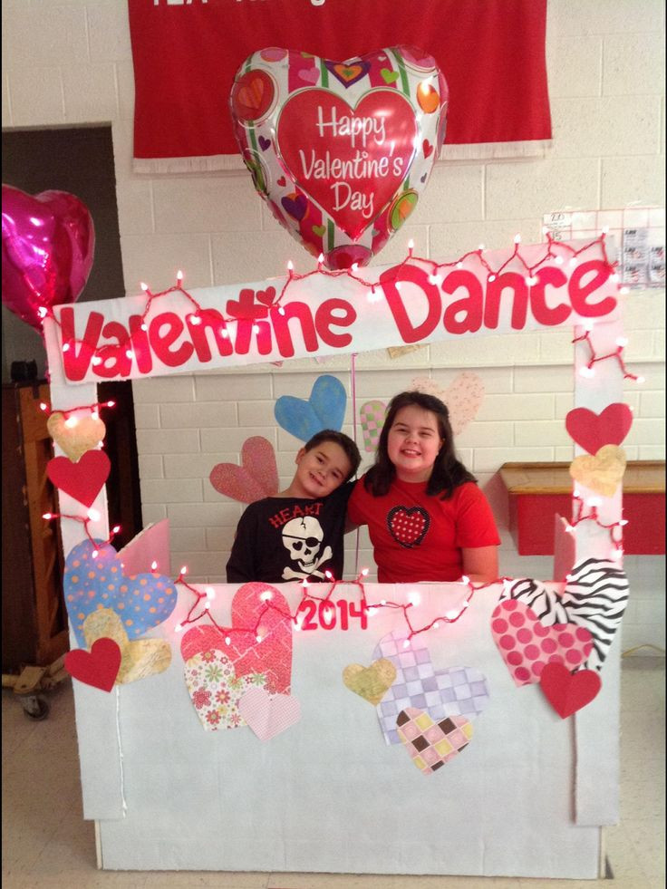 Valentine Gift Ideas For College Daughter
 2014 Valentine Dance photo booth for Elementary School
