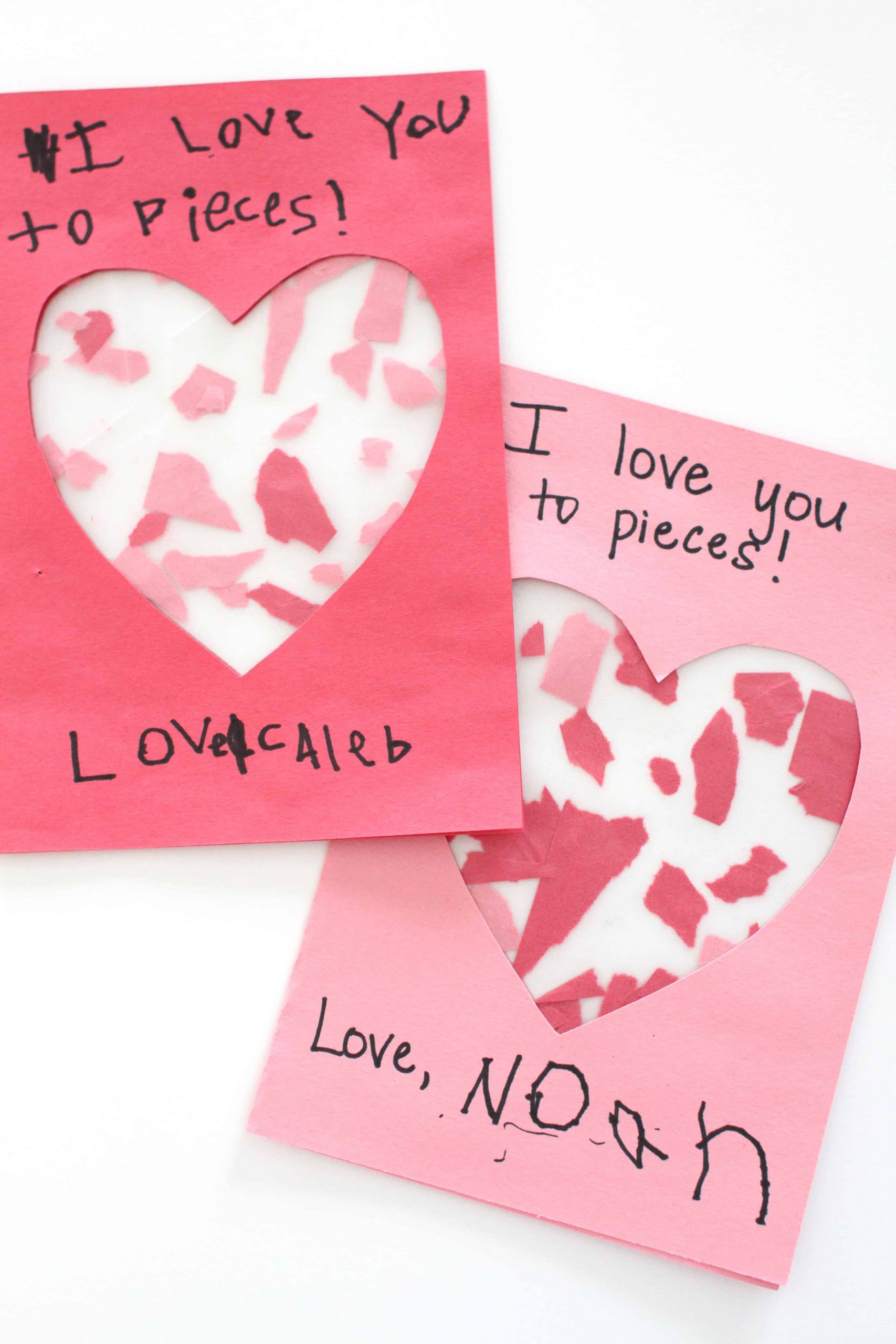 Valentine Gift Ideas For Kindergarten
 "I Love You to Pieces" Valentines I Can Teach My Child